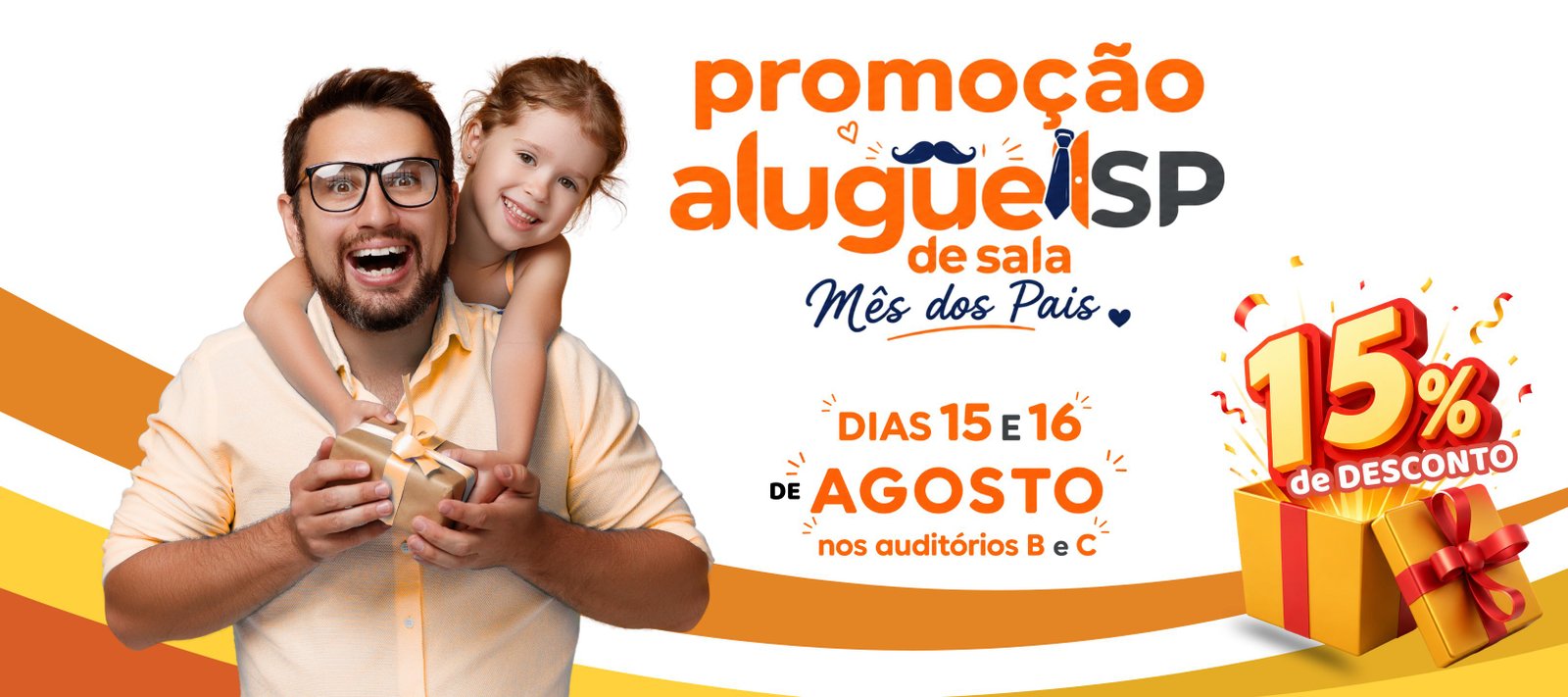 Promoção Especial de Dia dos Pais no Aluguel de Sala SP
