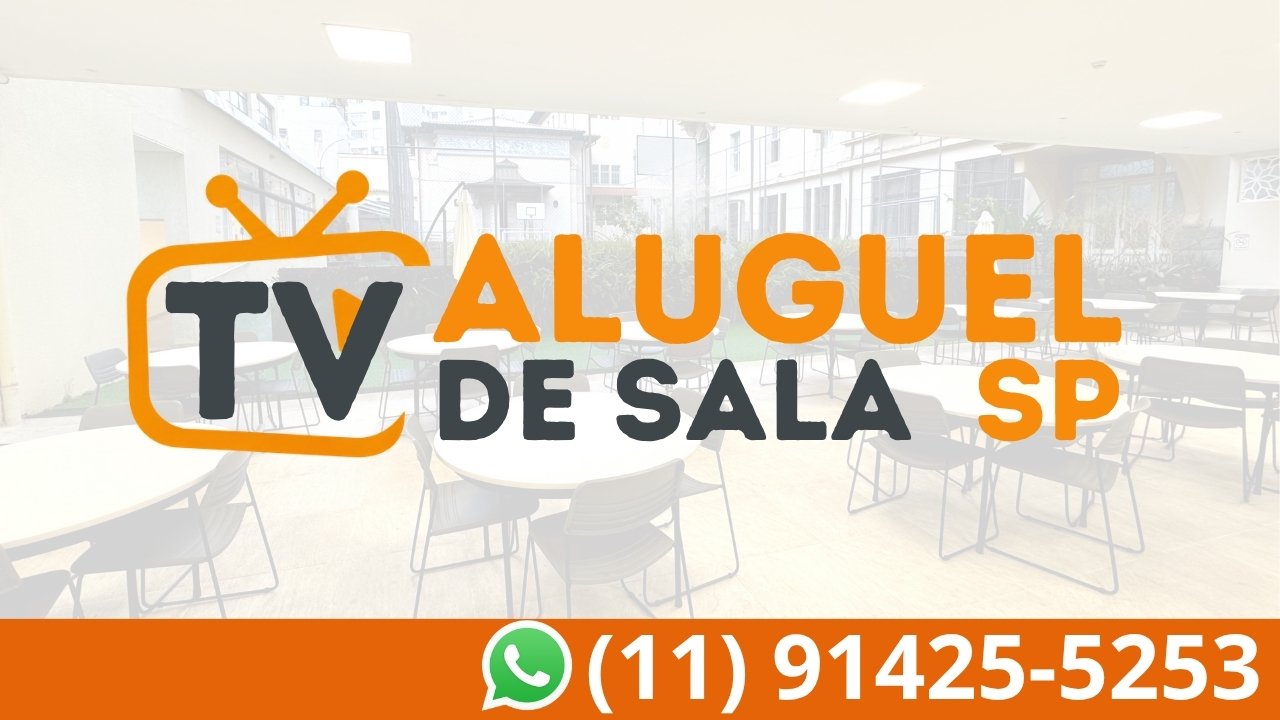 Agora sua empresa pode divulgar a marca na TV Aluguel de Sala SP